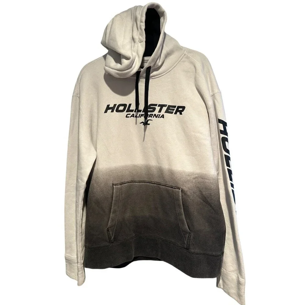 VTG Hollister Men’s L Hoodie Pullover Y2K Streetwear 90's coastal Preppy Skater